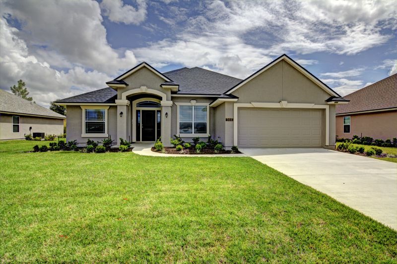 Elegant Garage Entrance