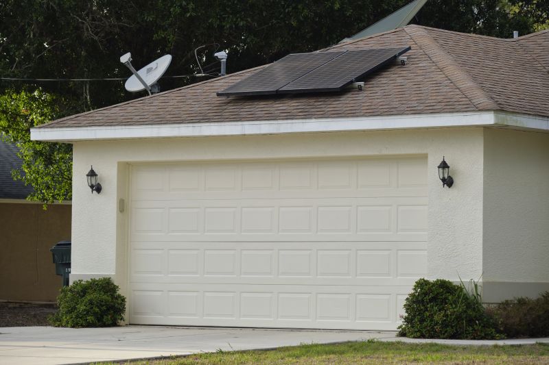 Garage with Solar Panels
