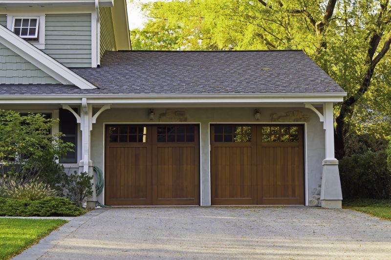 Wood Garage Installation
